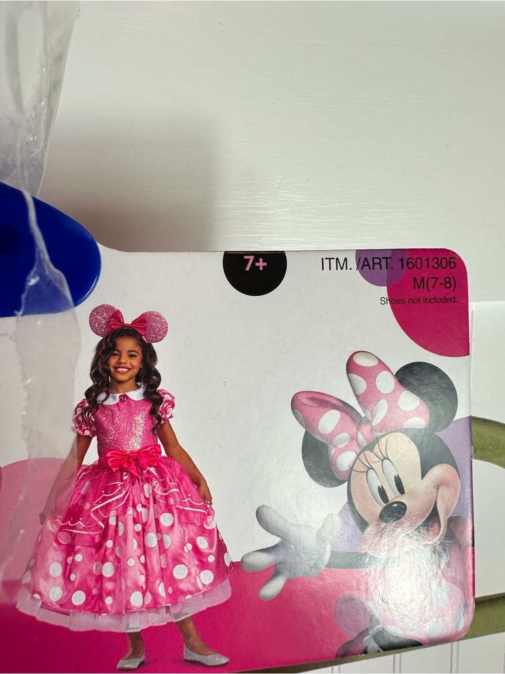 Disney Pink Minnie Mouse Polka Dot Dress with Ears - Picture 15 of 16